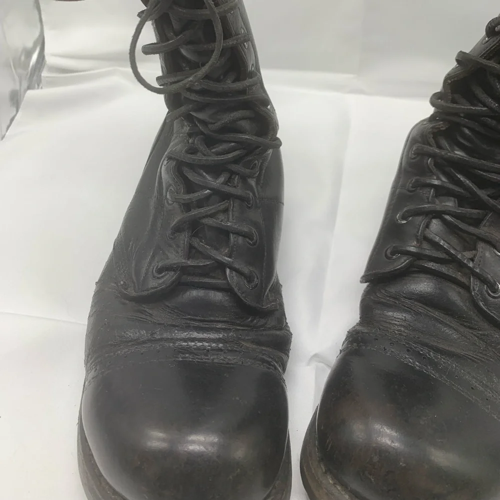 Vintage Corcoran military paratrooper jumper combat boots. Size 9c W